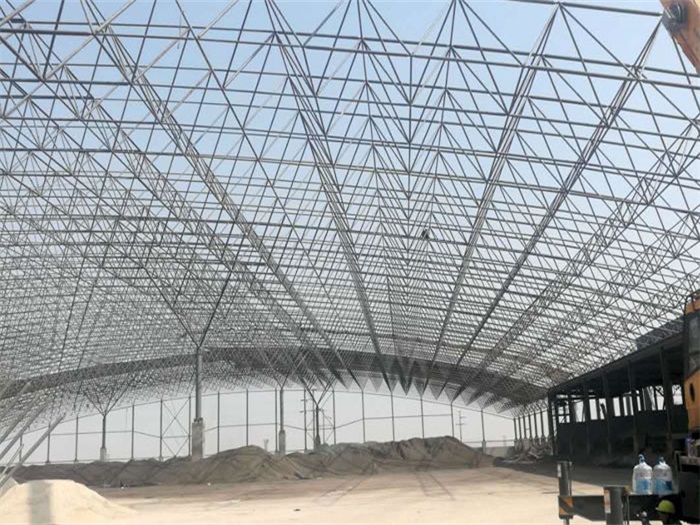 石景山钢厂料仓网架工程